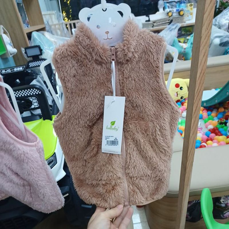 Áo gile lông cừu cho bé Dokma 9-36