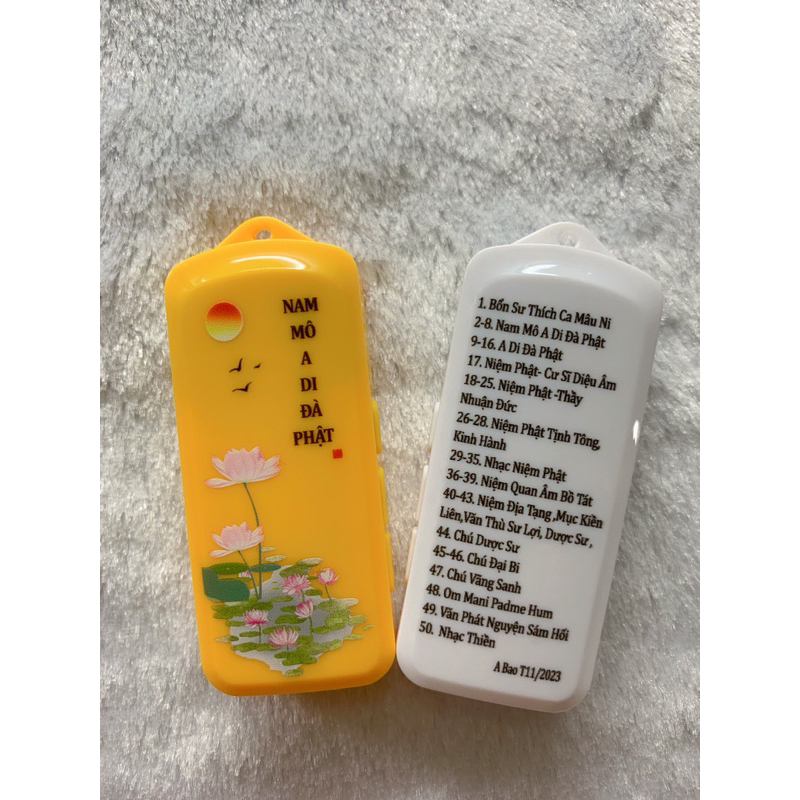 MÁY MINI 51 BÀI NIỆM PHẬT,CHÚ ĐẠI BI, CHÚ VÃNG SANH