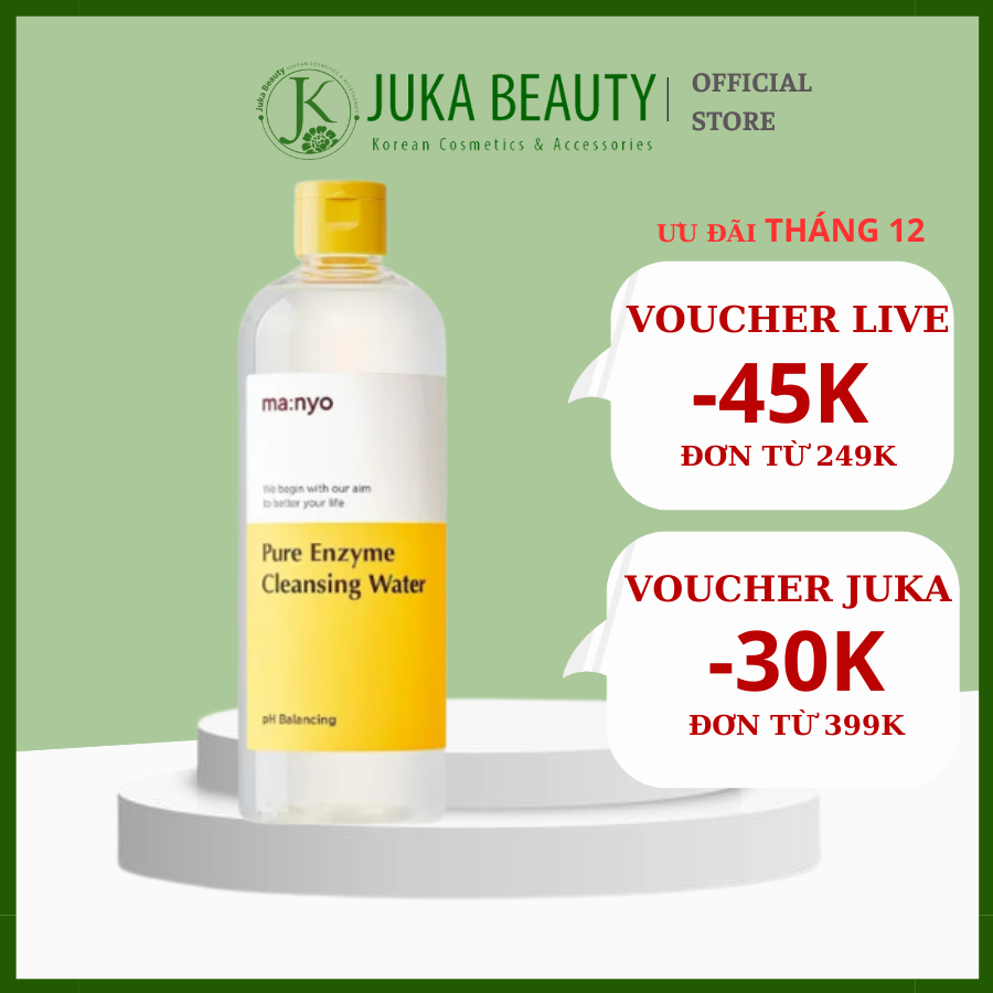(TÁCH SET) Nước tẩy trang Ma:nyo Pure Enzyme Cleansing Water 400ml
