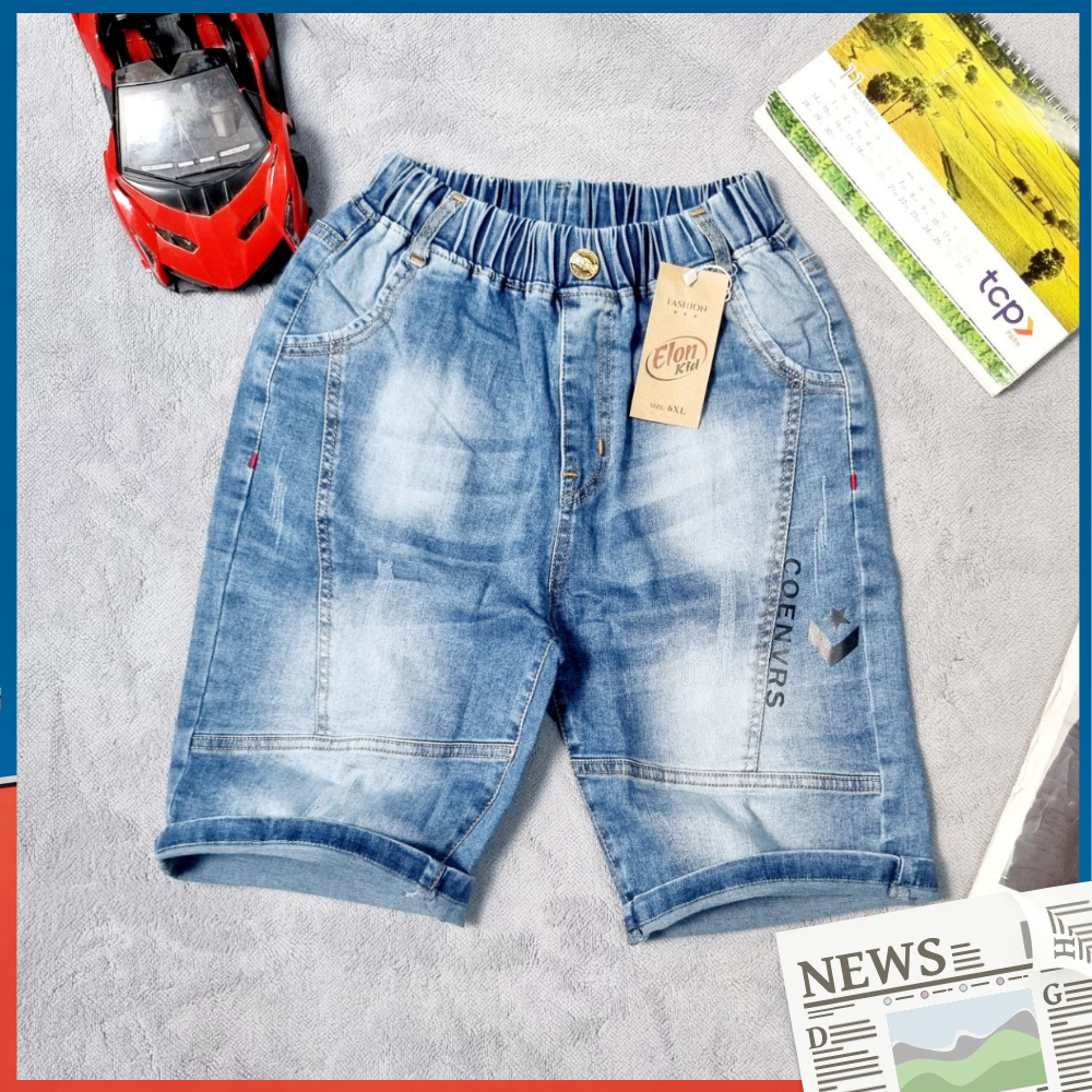 Quần Jean Bé Trai Size Cồ 50kg-60kg Chất Jean Co Giãn Mạnh Mềm Mại Wash Nhẹ.1595