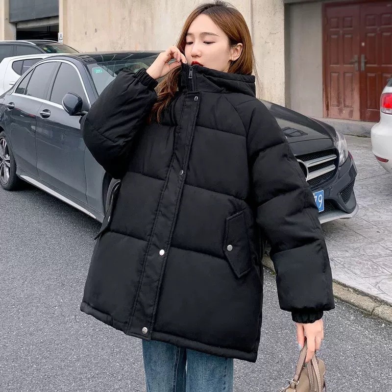 Áo khoác phao nữ có mũ, Áo phao béo đại hàn ulzzang dáng rộng nhiều màu hàng có sẵn ladyquangchau