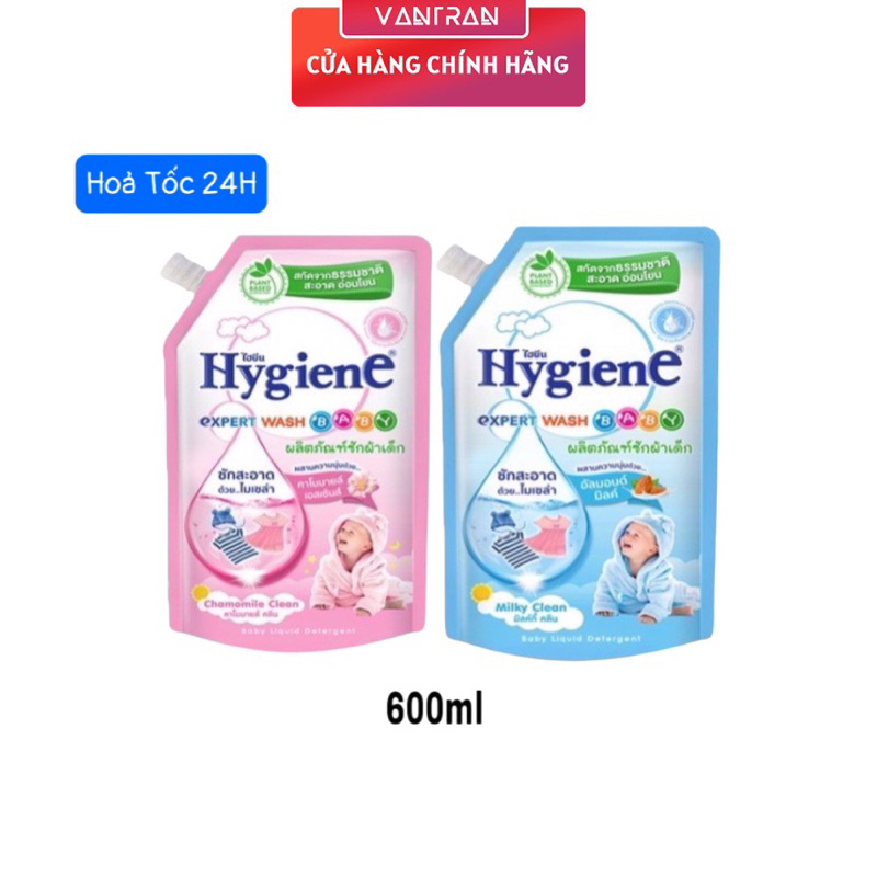 NƯỚC GIẶT HYGIENE THÁI LAN 2 TRONG 1 CHO BÉ  SIÊU THƠM SIÊU TIẾT KIỆM