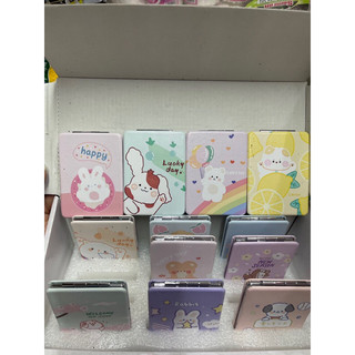 Gương 2 mặt mini bỏ túi cute