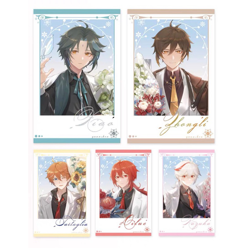 Card bo góc pola Genshin Impact Ngày Hẹn Ước hàng artist có bản quyền
