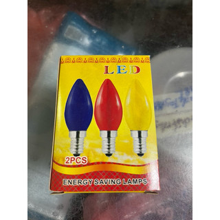 Bóng led thờ trang trí đui xoáy cỡ to E14(hộp 2 cái)