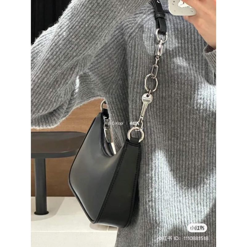 Túi ck dây khoá 22cm ko box - HANA BAG