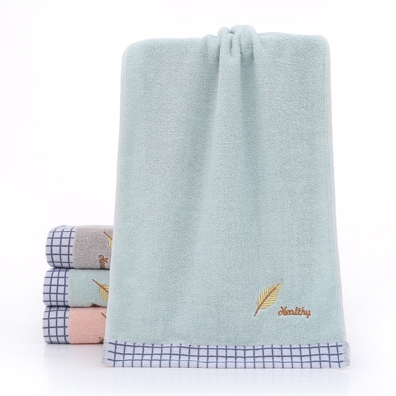 Khăn tắm cho gia đình và trẻ em 34x74 cm dày dặn, mềm mại và thấm hút siêu tốt cotton nguyên chất