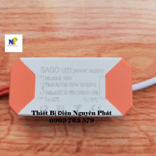 Tăng Phô [Drivier] 8-18w Đèn Led Âm Trần và Ốp Trần