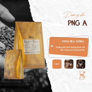 Specialty coffee png a - cà phê sài gòn rang mộc hương socola, quả mọng - túi 200g