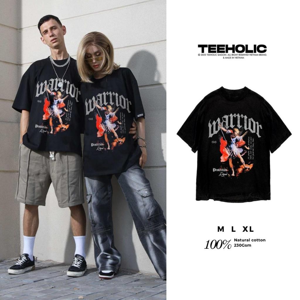Áo thun in hình unisex nam nữ cotton cao cấp phong cách retro y2k thiên thần michael màu đen trắng THS241123_44