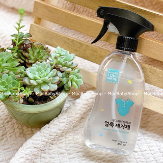 XỊT TẨY VẾT Ố ĐỒ ĂN TRÊN QUẦN ÁO NATURE LOVE MERE 400ML
