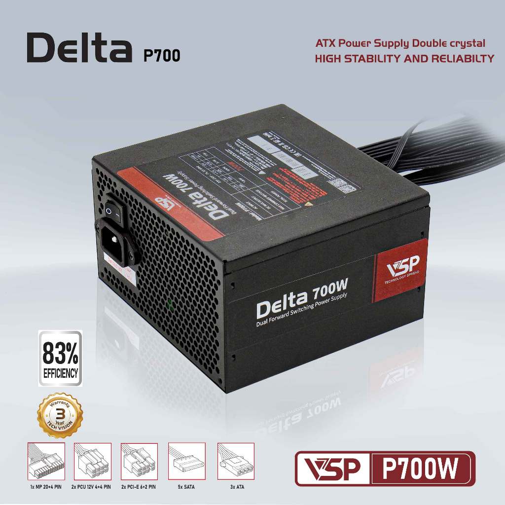 Bộ Nguồn Máy Tính  DELTA VSP P700W