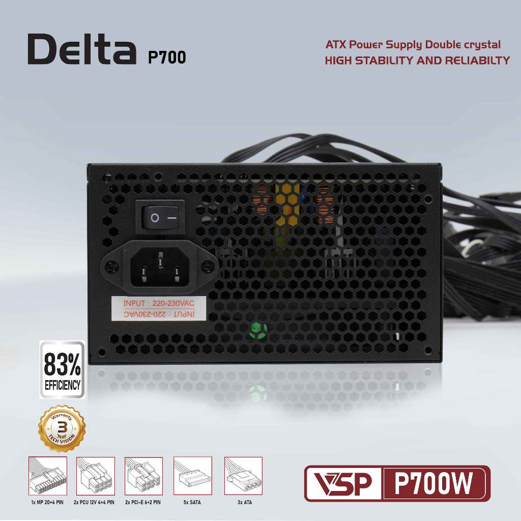 Bộ Nguồn Máy Tính  DELTA VSP P700W