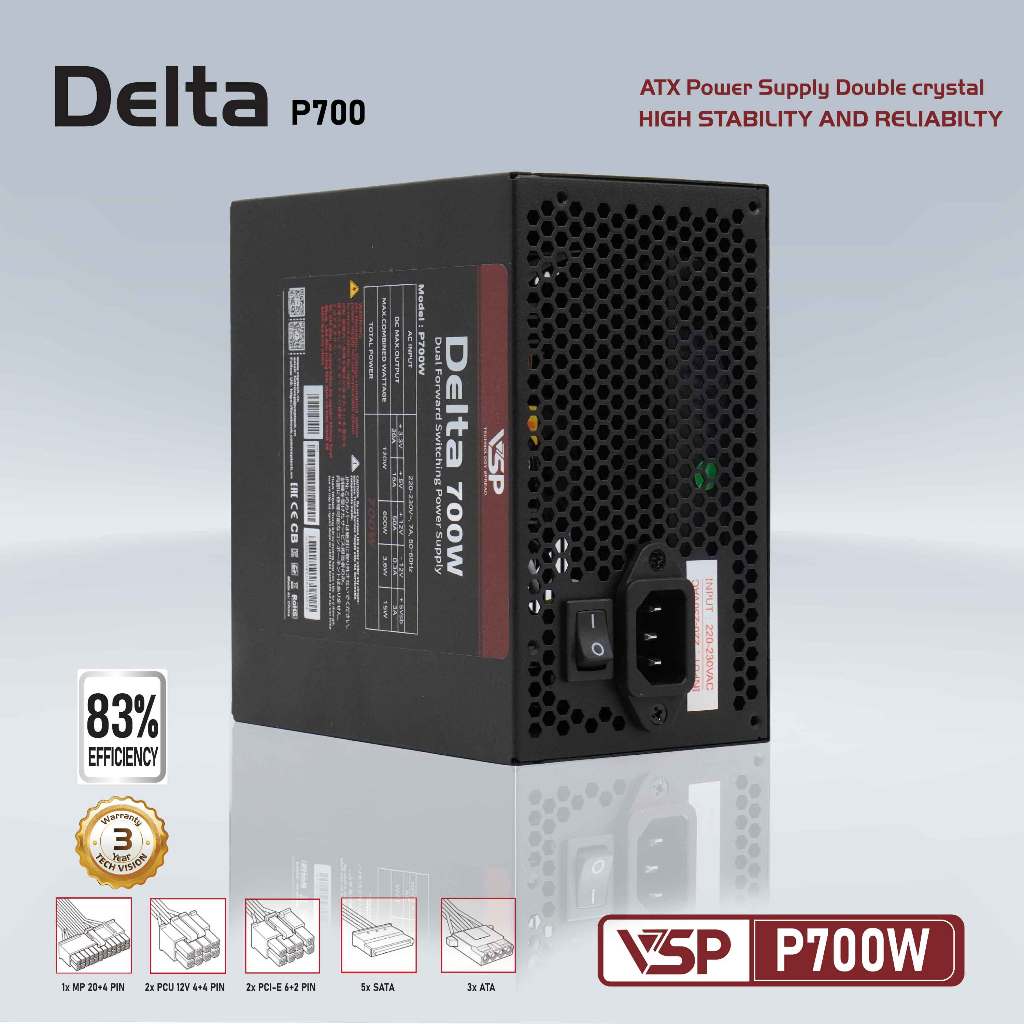 Bộ Nguồn Máy Tính  DELTA VSP P700W