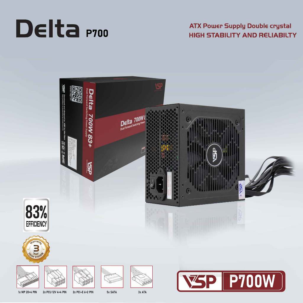 Bộ Nguồn Máy Tính  DELTA VSP P700W