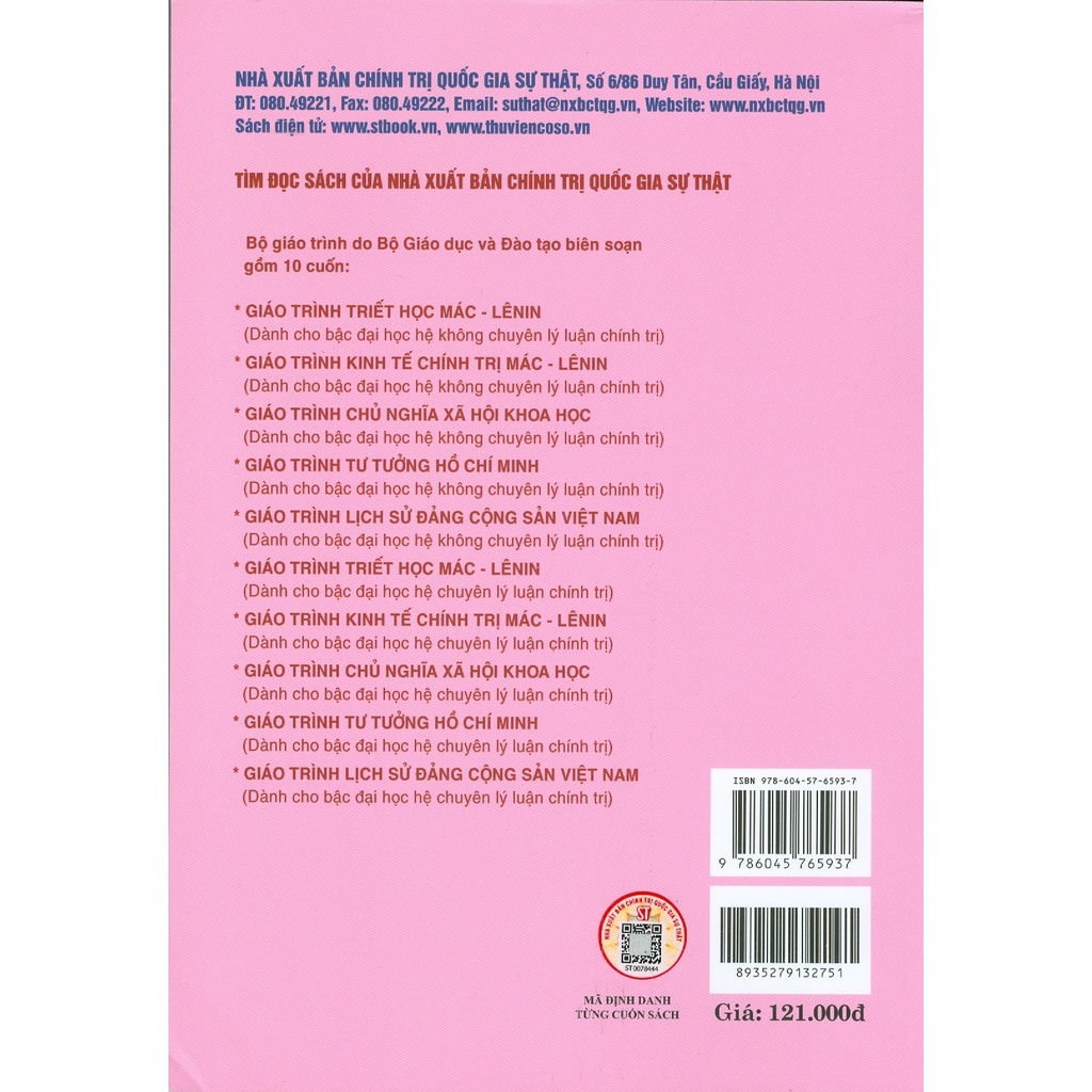 Sách - Sách - Giáo Trình Triết Học Mác - Lênin