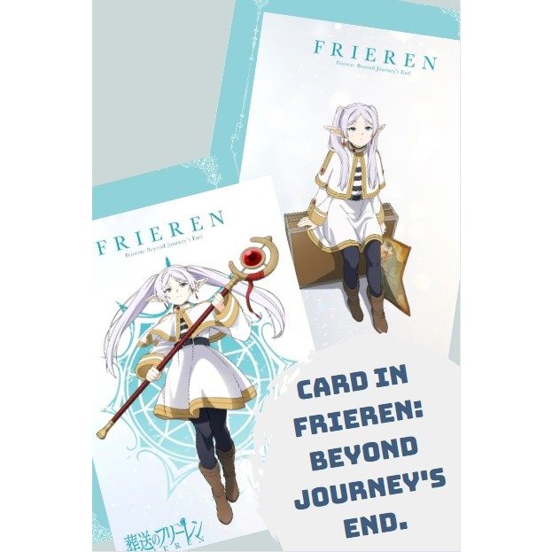 Thẻ Card Bo Góc Anime "pháp sư tiễn táng" (Frieren: beyond journey's end).