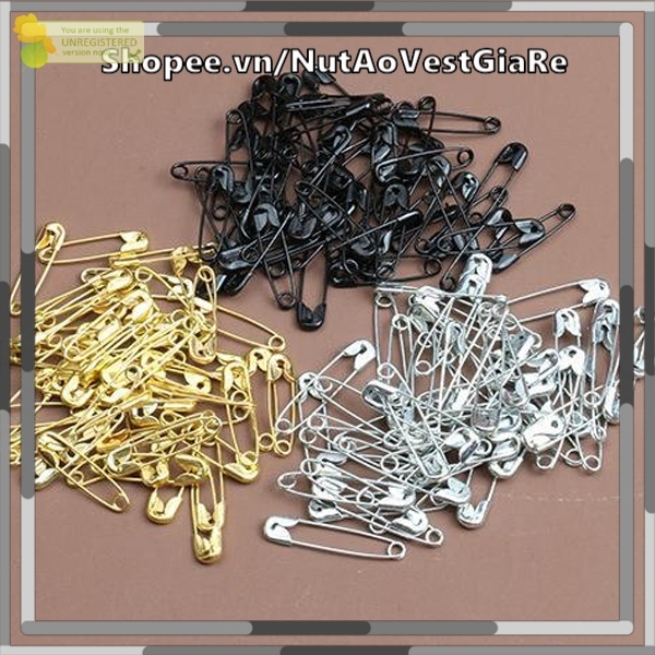 1000 cái Kim băng (0,5x2cm)_Ghim cài quần áo_loại nhỏ mini dùng để xâu tag quần áo