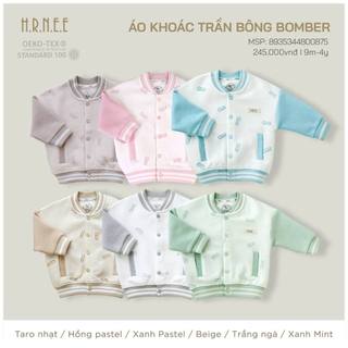 [HRNEE] Áo khoác trần bông bomber