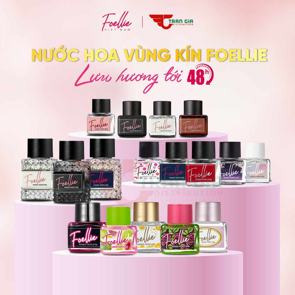 Nước hoa vùng kín cao cấp Hàn Quốc FOELLIE Inner Perfume, Hương thơm quyến rũ, an toàn cho mọi loại da
