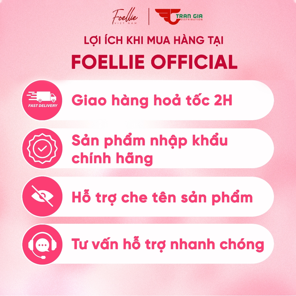 Nước hoa vùng kín cao cấp Hàn Quốc FOELLIE Inner Perfume, Hương thơm quyến rũ, an toàn cho mọi loại da