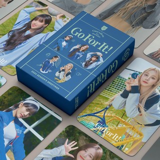 Trọn bộ 55 lomo card bo góc i-dle go for it 2024 hologram