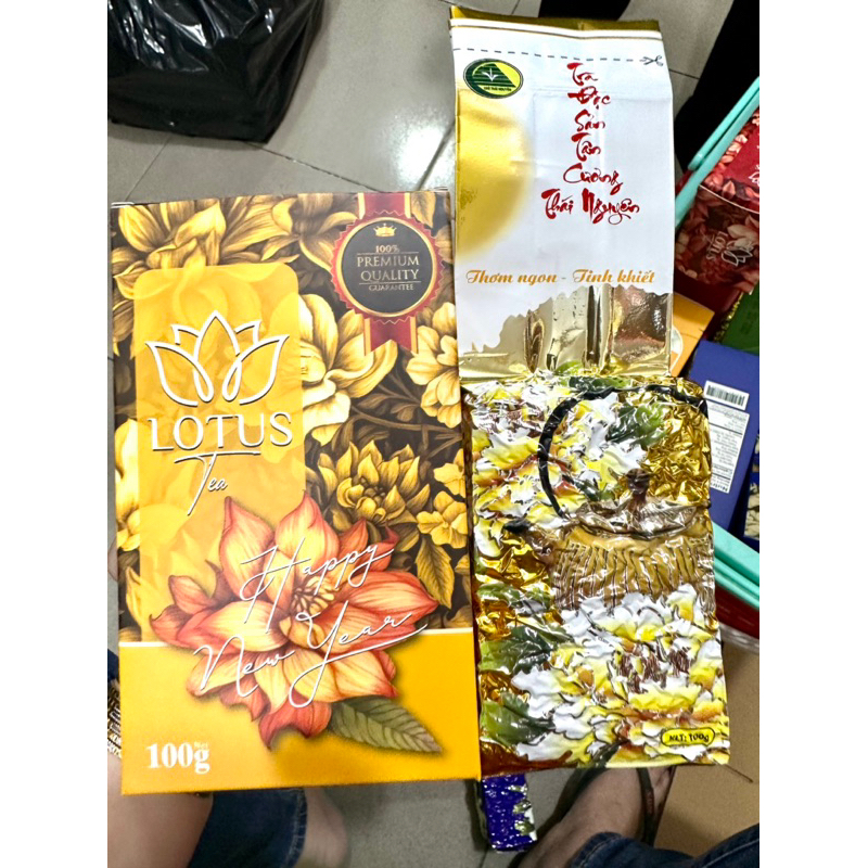 TRÀ SEN LOTUS 100gr ĐẸP THƠM -Làm Gói Quà Tết- Date mới