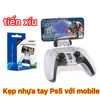 Kẹp tay cầm ps5 Ps5 dobe mobile giá đỡ tay Ps5 với điện thoại Mobile clamp PS5 Controller dobe