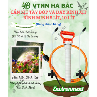 Cần xịt tay bóp và Dây bình xịt 1M Bình Minh, Tay Bơm 5 Lít, 10 Lít - [Hàng Chính Hãng]