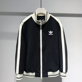 Áo khoác adidas 1 sọc 2 lớp logo thêu chất umi dày dặn cao cấp-áo khoác adidas hàng đẹp hottrend 2023