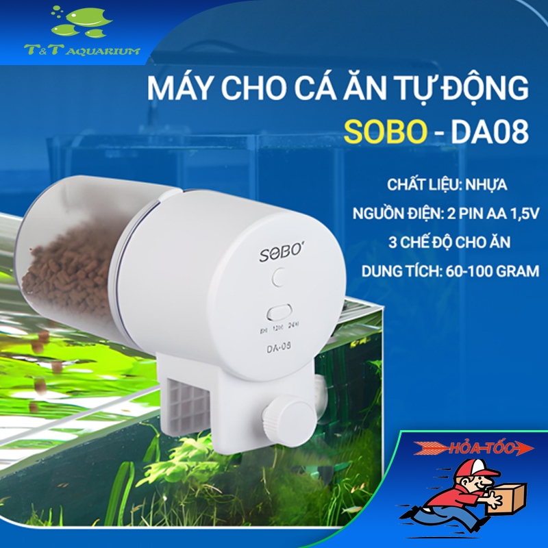 Máy Cho Cá Ăn Tự Động SOBO DA-08