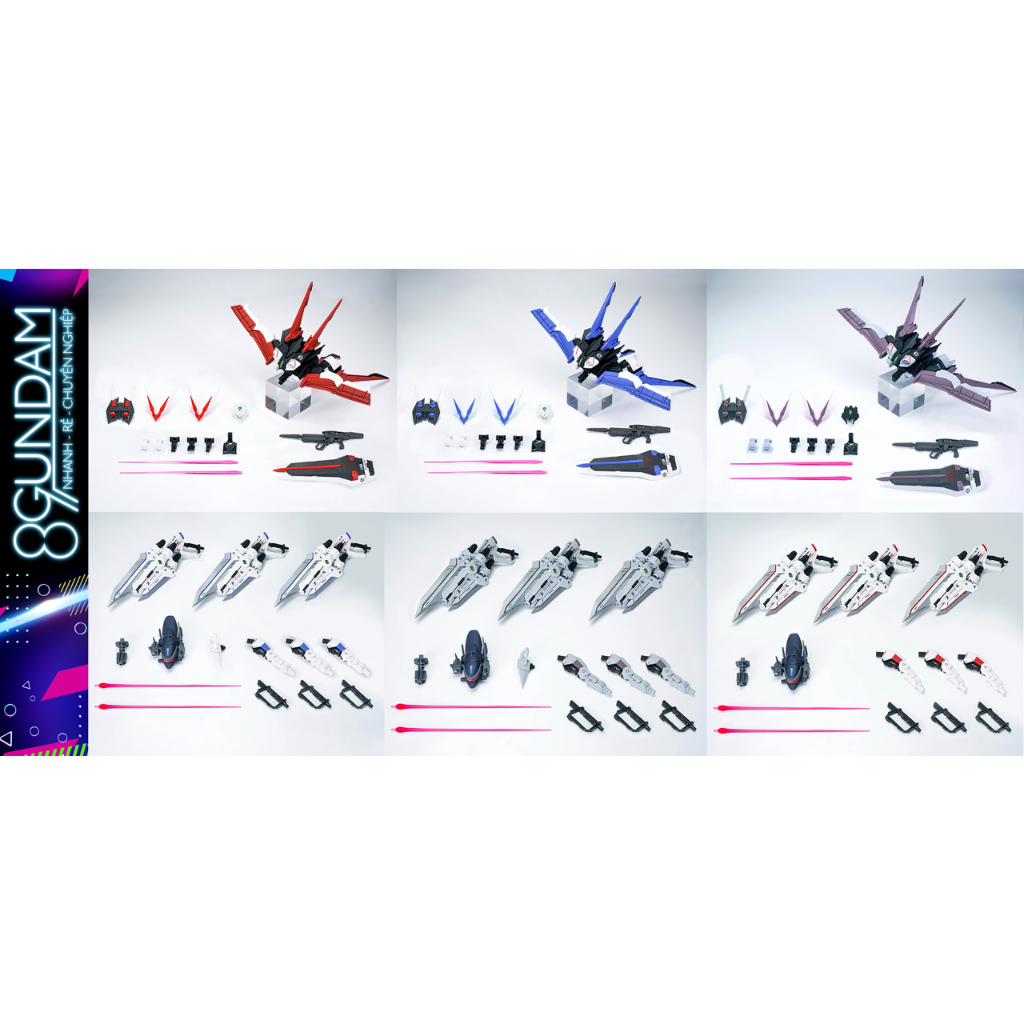 Mô Hình Lắp Ráp Phụ Kiện MG HiRM 1/100 Astray Red Dragon