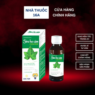 SIRO HO CẢM CENTER - CHAI 100 ML - CAO LÁ THƯỜNG XUÂN HỖ TRỢ GIẢM CẢM HO, BỔ PHỔI - CHÍNH HÃNG CÔNG TY