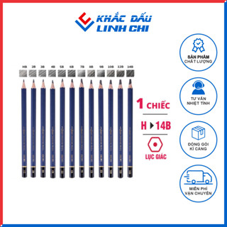 Bút chì cao cấp Deli Nuevo S999 khắc tên theo yêu cầu (1 cây)