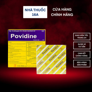 GẠC MIẾNG POVIDINE - BĂNG GẠC DẠNG DÁN