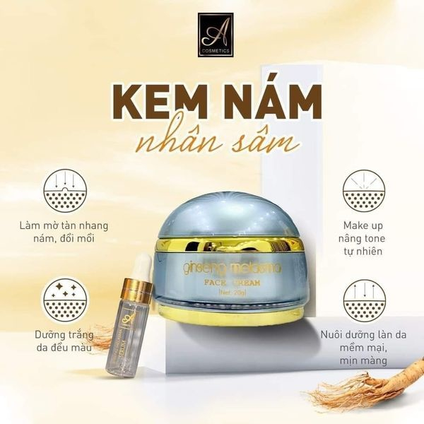 Kem Face Nám Nhân Sâm A Cosmetics - Kem Nám Phương Anh Ginsheng Melasma