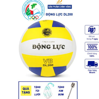 Bóng Chuyền Động Lực DL200 - Tặng Kim Bơm + Lưới Đựng Bóng