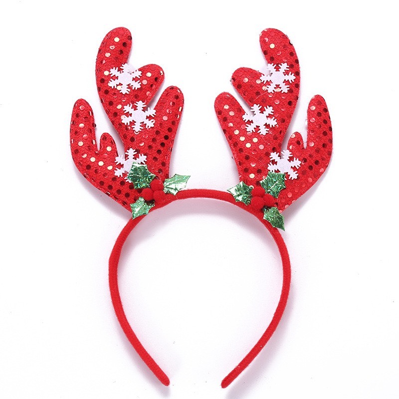 Bờm cài tóc NOEL, bờm tuần lộc đáng yêu cho bé gái