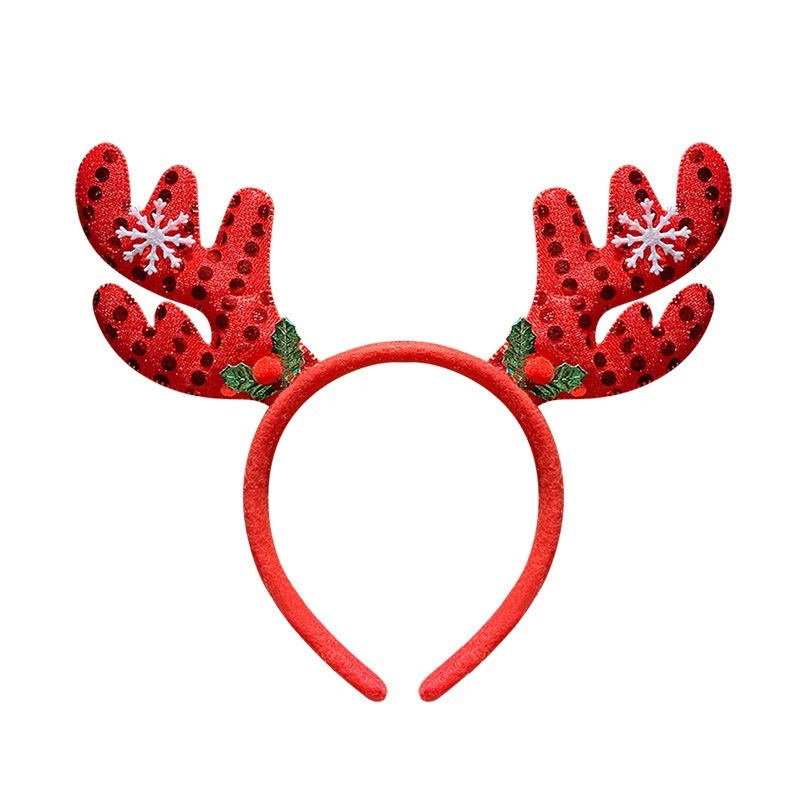Bờm cài tóc NOEL, bờm tuần lộc đáng yêu cho bé gái
