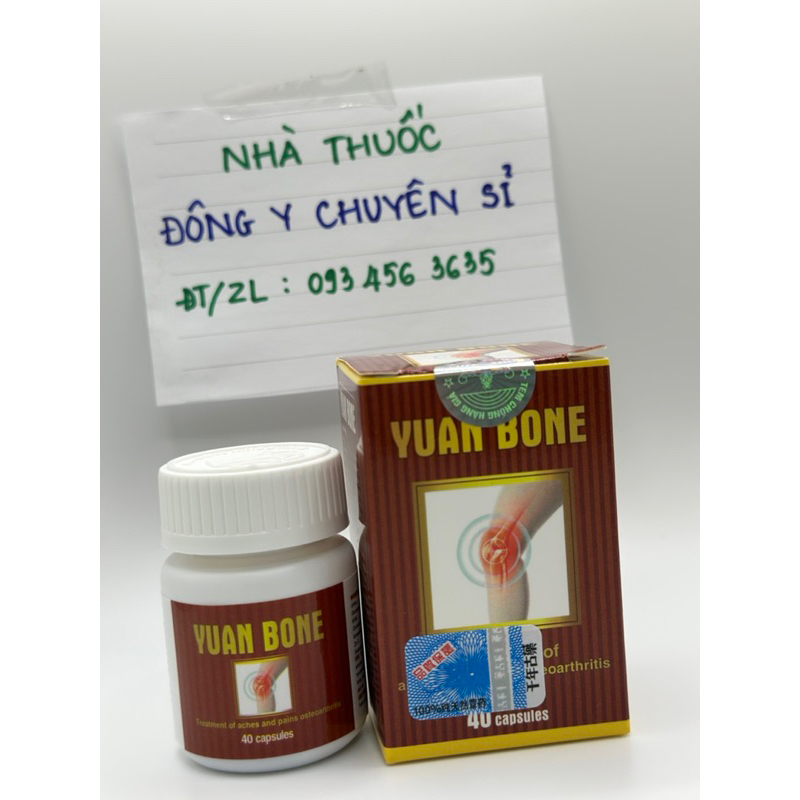 Viên Dưỡng Khớp YUAN BONE Malaysia lọ 40 viên