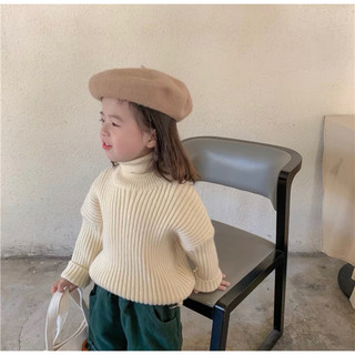 áo len cổ lọ trơn cho bé