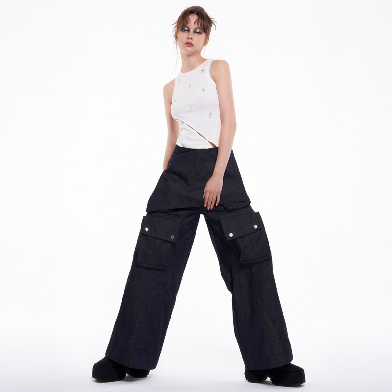 BLUE GRENADE LAUNCHER JEANS