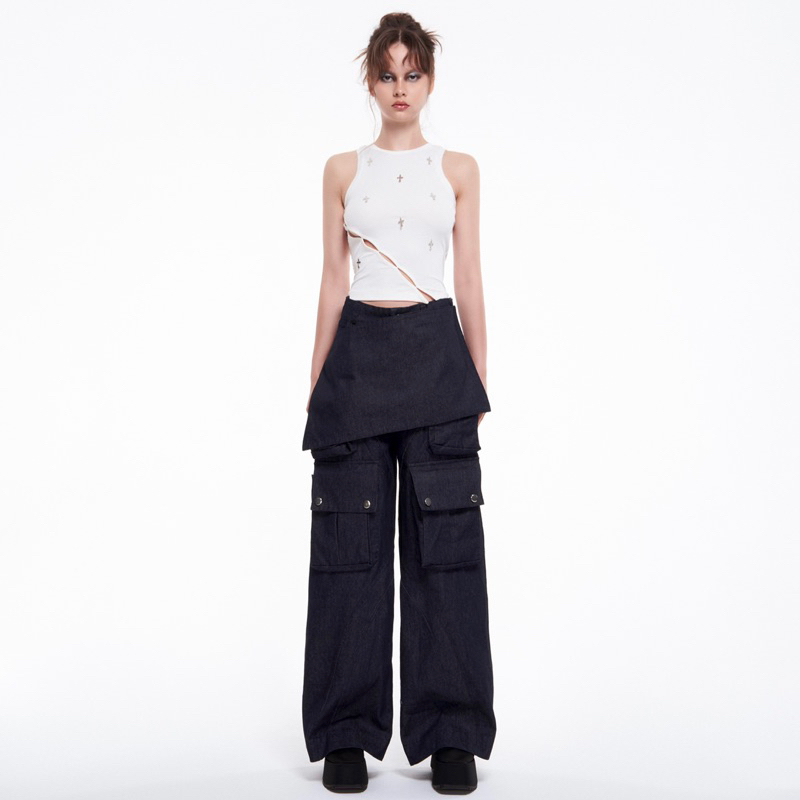 BLUE GRENADE LAUNCHER JEANS