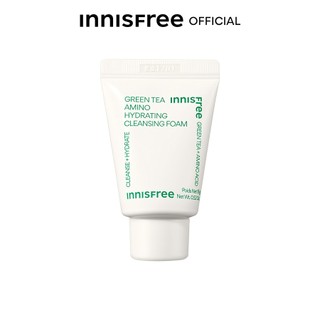 (Quà) Sữa rửa mặt dưỡng ẩm da innisfree Green Tea Amino Cleansing Foam 15g