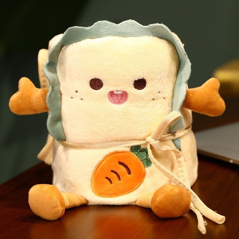 Chăn văn phòng hình thú dễ thương cute nhỏ gọn mềm mại cao cấp