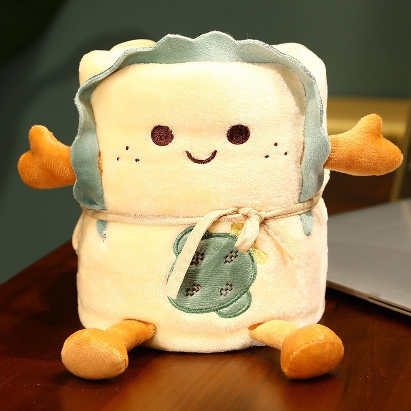 Chăn văn phòng hình thú dễ thương cute nhỏ gọn mềm mại cao cấp