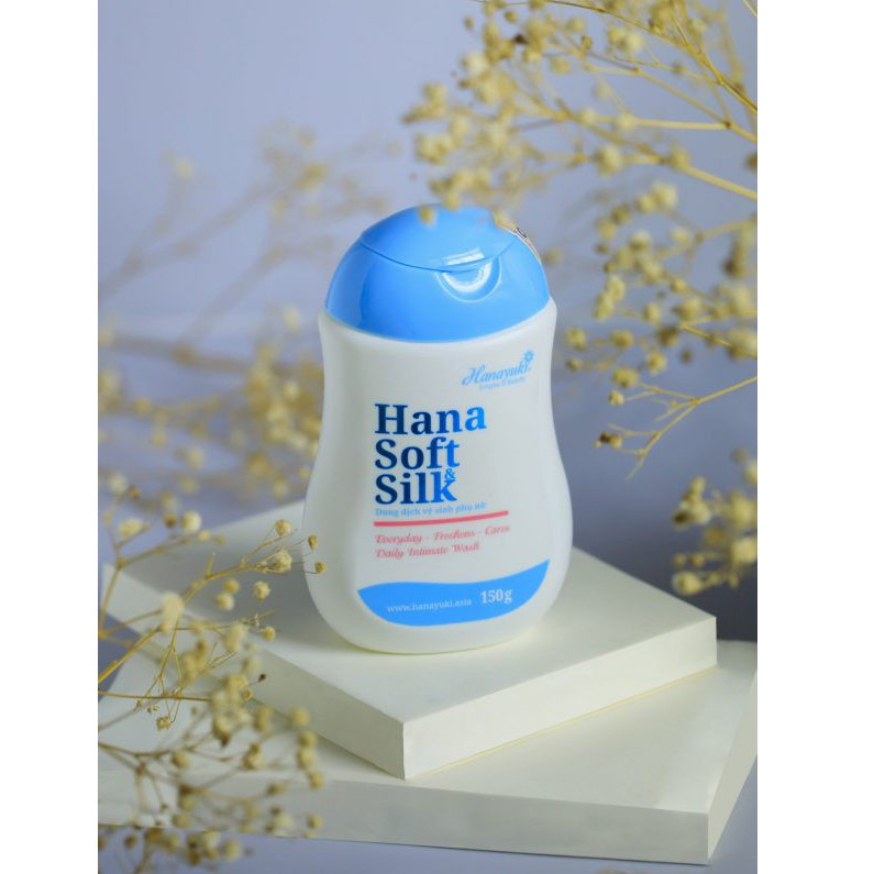 Dung dịch vệ sinh phụ nữ Hana Soft Silk chính hãng Hanayuki - ddvs Hana