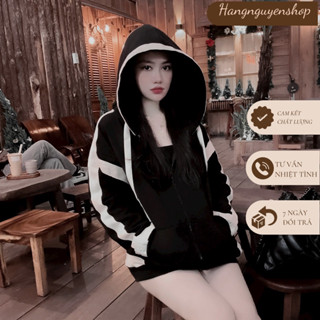 Áo Khoác Couple cá tính chạy viền kem, by HangFin Design