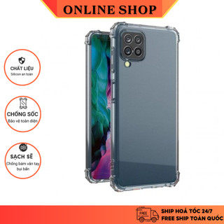 Ốp Lưng Samsung A22 4G , Dẻo Trong Suốt Chống Sốc 4 góc khoét mắt camera