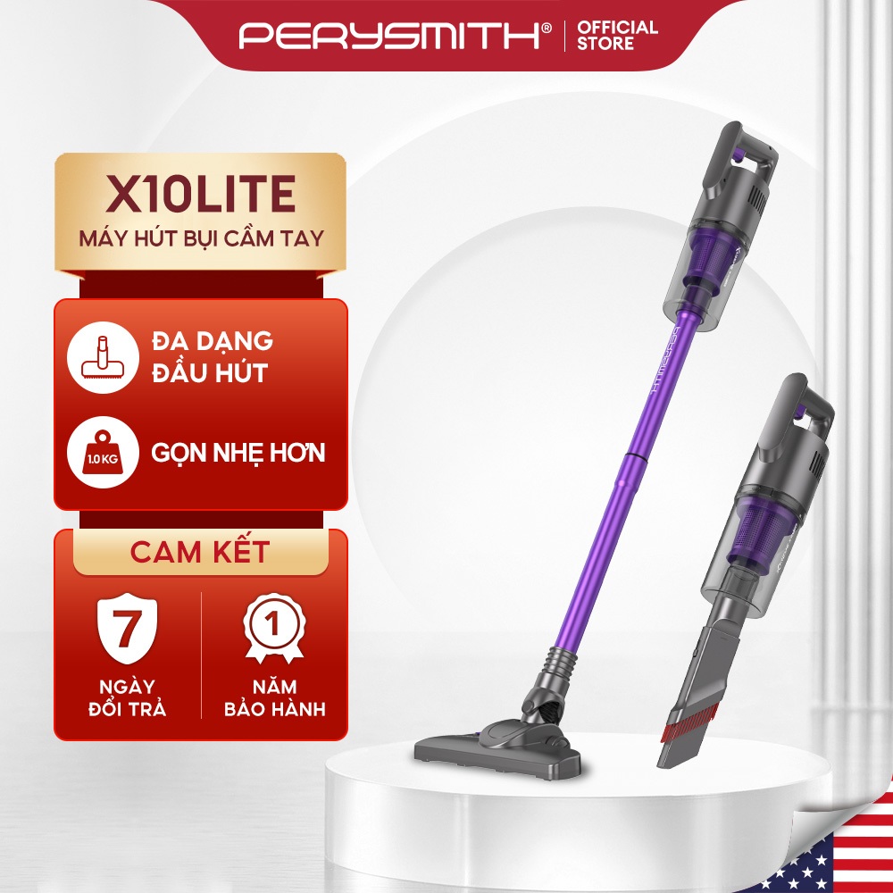 PerySmith X10Lite Máy Hút Bụi Cầm Tay Xtreme Series 600W